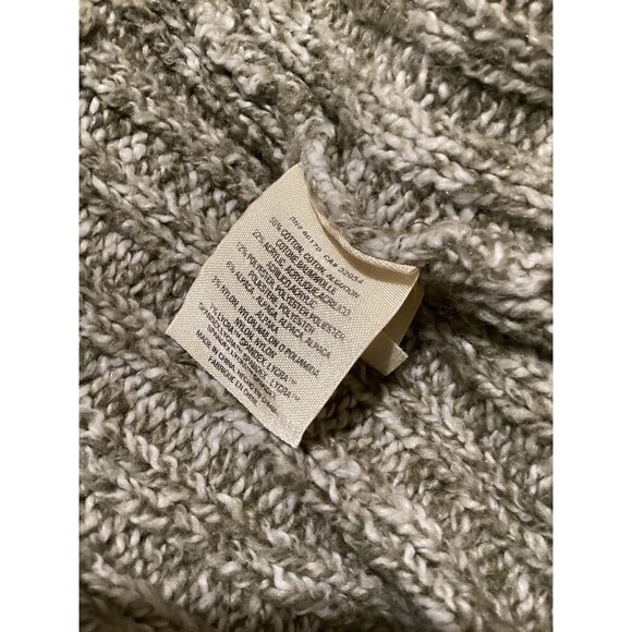 Angel of the North Sweater Womens XS Gray Open Front Cardigan Knit Chunky Cozy - Picture 5 of 5